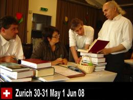 Zurich Pro lecturers Training - Switzerland