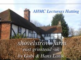AHM C Pro Lecturers Project UK
