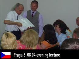 Prague Evening Public Lectures
