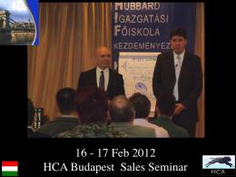 HCA Central Europe CEOs Program - Budapest