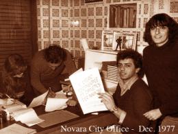 Pier Paderni Files Novara City Office 1977