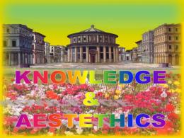Knowledge & Aesthetics