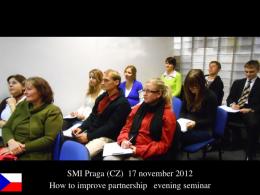 SMI Central Europe Expansion Program - Praga (CZ)