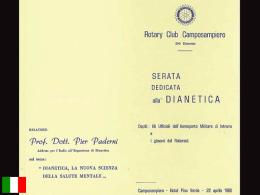 Pier Paderni Files - Lecture al Rotary Club Camposanpiero (PD)