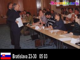 Bratislava CEOs Seminar