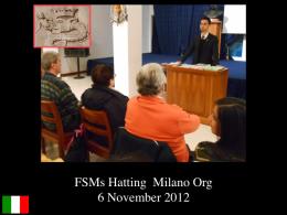 Milano FSMs Hatting Program - Milano