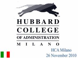 HCA Milano CEOs Training Program - Milano