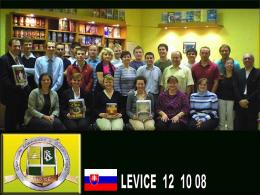 SMI  Levice Public evening lectures  SK