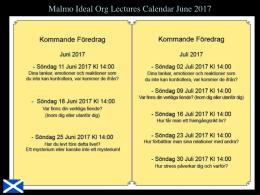 Malmo Ideal Org Calendar