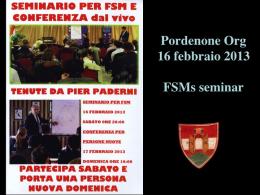 Pordenone Seminar