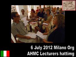 Pro Lecturers Program - Milano