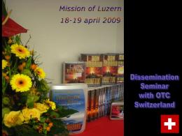 Luzern SMI Dissem Seminar - Switzerland