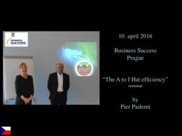 Business Success CEOs Program - Prague