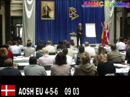 AOSH EU - AHM C Int Congress