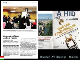 Budapest Org Magazine
