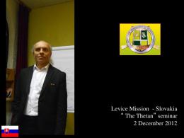 SMI Levice Seminar - Slovakia