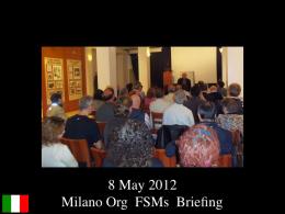Miano Org FSMs Esto Program - Milano