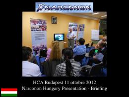 Narconon CE Briefing - Budapest