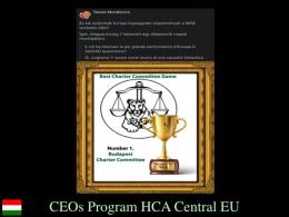 HCA CE Budapest CEOs Program