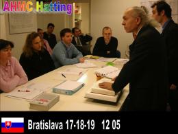 Bratislava Pro Lecturers Training