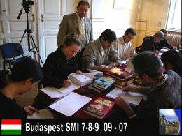SMI Central Europe Pro lecturers Training - Budapest