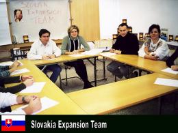 Expansion Team Slovakia 