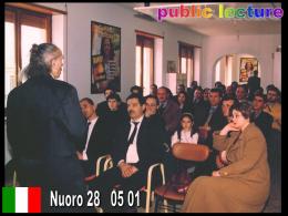Lecturing in Nuoro