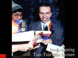 Book Signing in Tian -Tsin