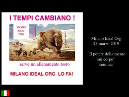 Milano Ideal Org program