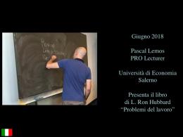AHM C program - Pascal Lemos in Salerno University