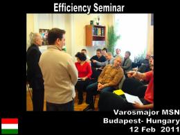 SMI Varosmajor Lectures - Ungheria