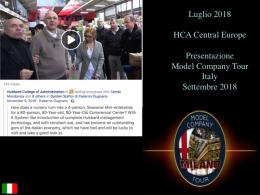 HCA CE CEOs Italy tour presentation