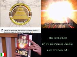40 anni di Dianetics in TV