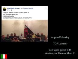 AHM C program - Angelo Polverini in South Italy