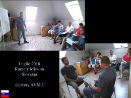 AHM C program - Martin in Karpaty (SK)