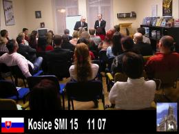 Kosice SMI Evening Lecture