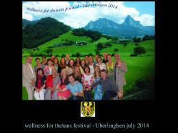 Uberlinghen - Wellness of Thetans Festival
