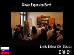 SMI Banska Bistrica Expansion Convention - Slovakia