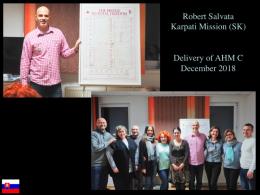 AHM C Program - Robert Salvata delivery in Slovakia