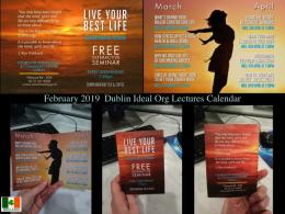 Dublin Ideal Org Lectures calendar