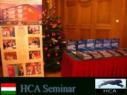 HCA Central Europe CEOs Seminar - Gellert Hotel Budapest
